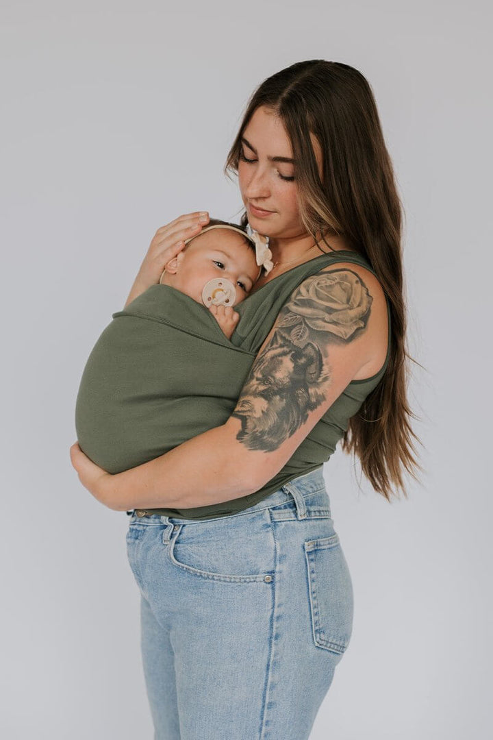 Bärsele-T-shirt | Andningsbar och ergonomisk | För mamma & pappa | Bondtee