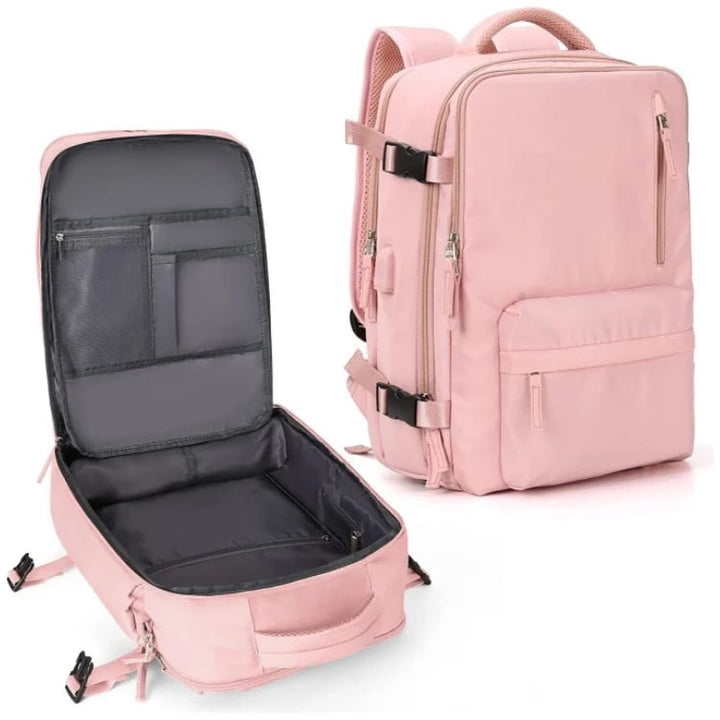 Multifunktionell damryggsäck 35 L med USB-port