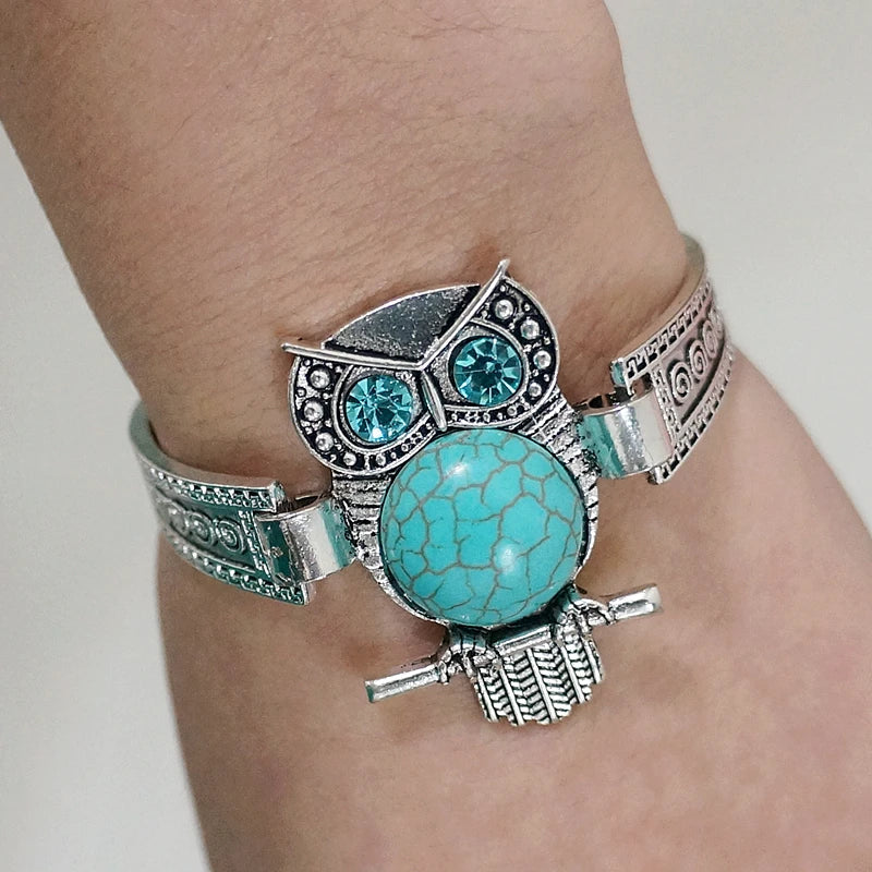 Vintage Uggla Turkos Berlockarmband