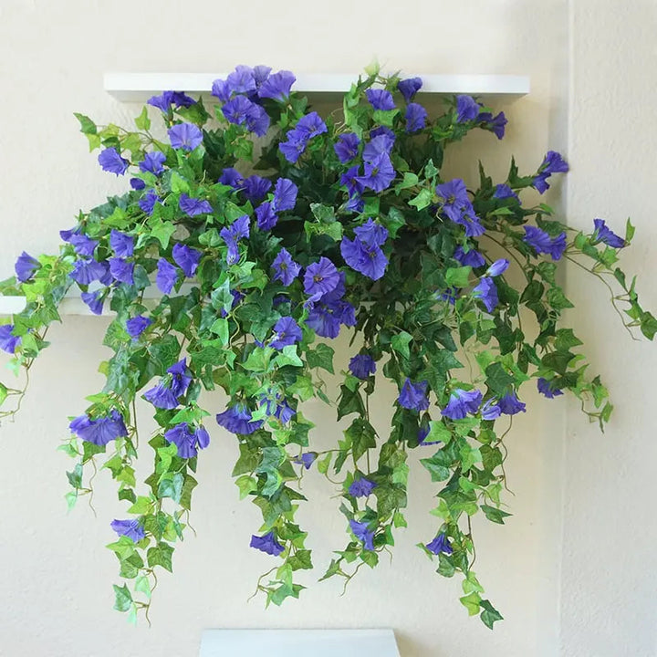 UV-beständig konstgjord blomstängel av praktvinda – ljusbeständiga, lättskötta konstgjorda blommor