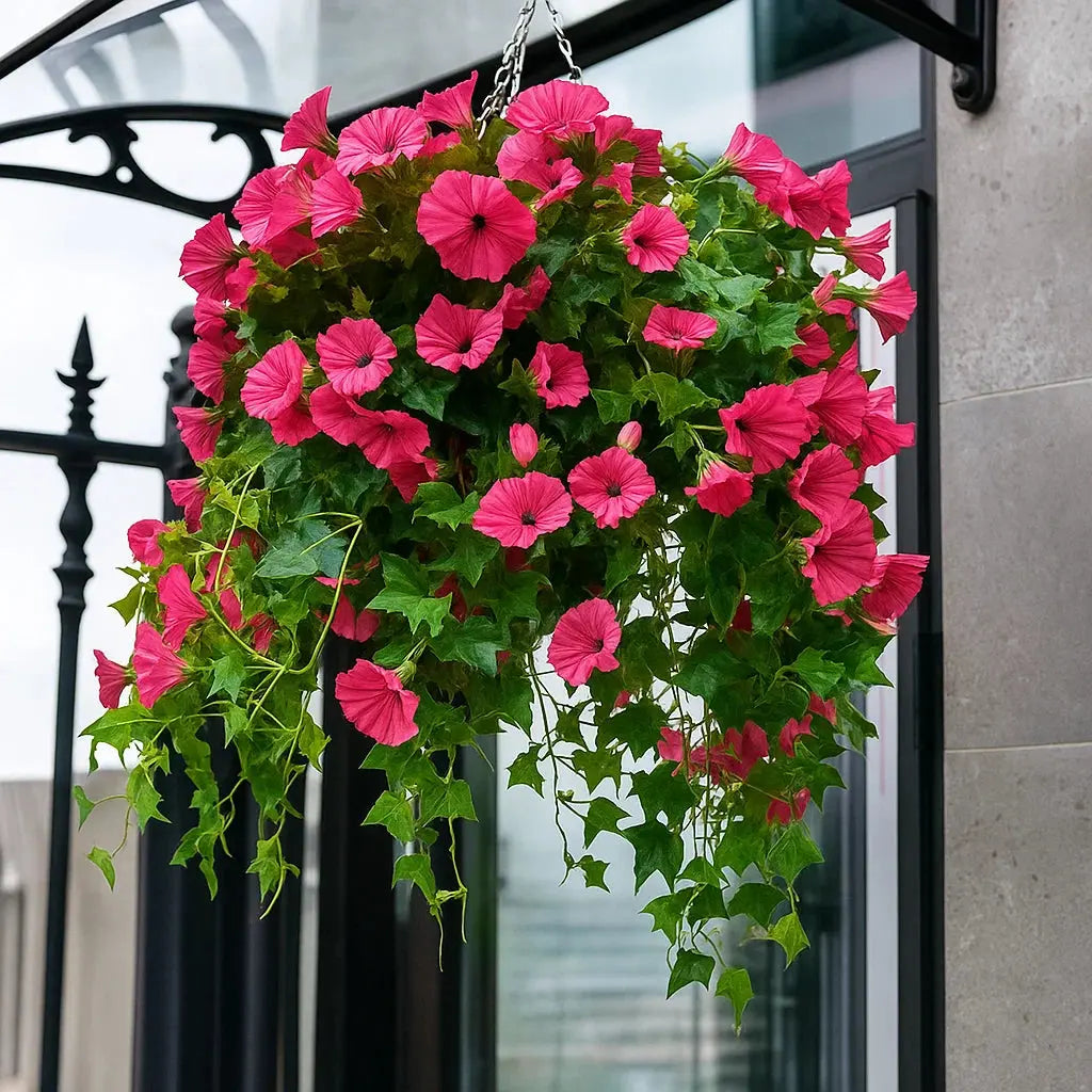 UV-beständig konstgjord blomstängel av praktvinda – ljusbeständiga, lättskötta konstgjorda blommor