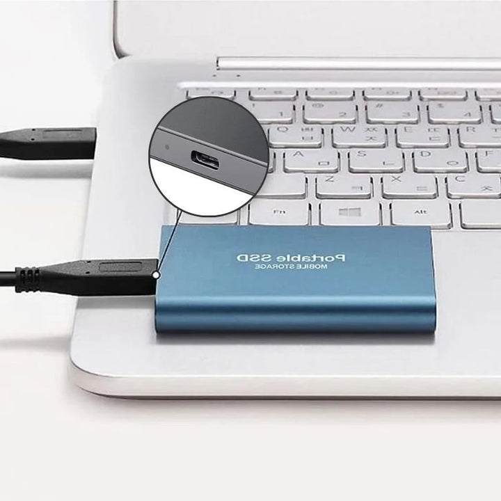 Bärbar externt SSD med hög hastighet