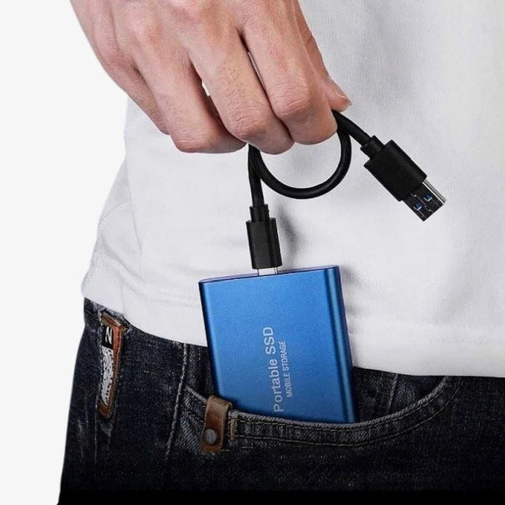Bärbar externt SSD med hög hastighet