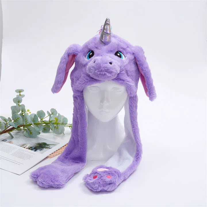 Bounce Bunny - söt mössa med rörliga öron för skoj och värme