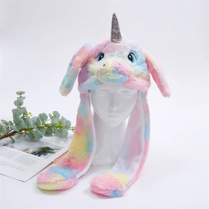 Bounce Bunny - söt mössa med rörliga öron för skoj och värme