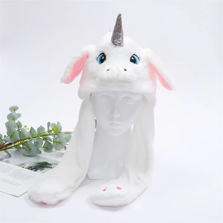 Bounce Bunny - söt mössa med rörliga öron för skoj och värme