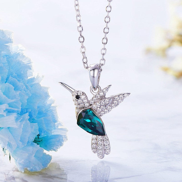 Kolibri Sparkle Halsband med zirkonia