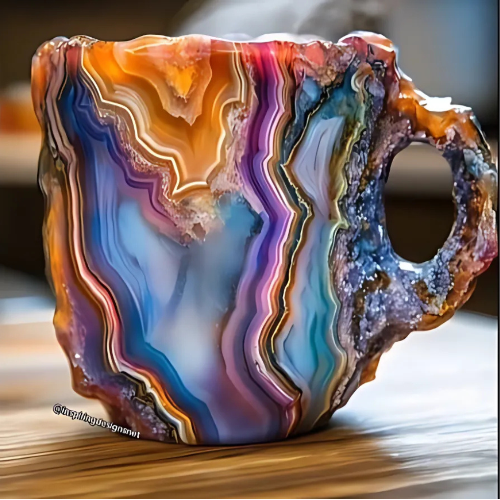 Kaffemuggar av Mineralkristall