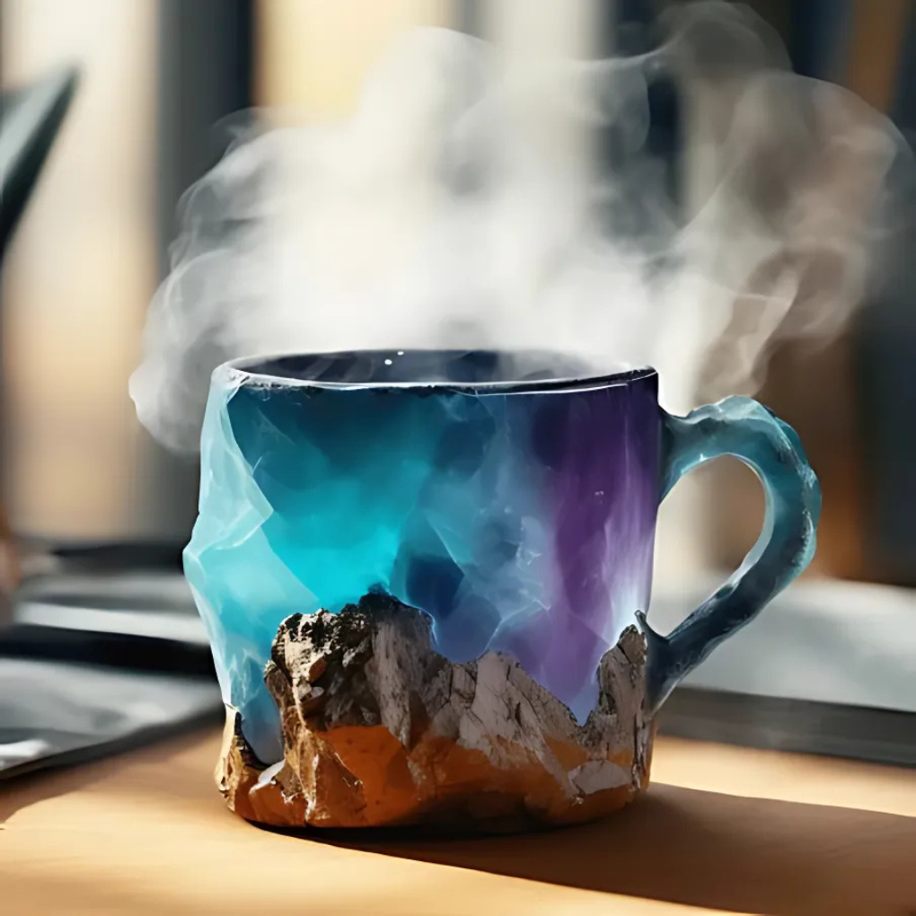 Kaffemuggar av Mineralkristall