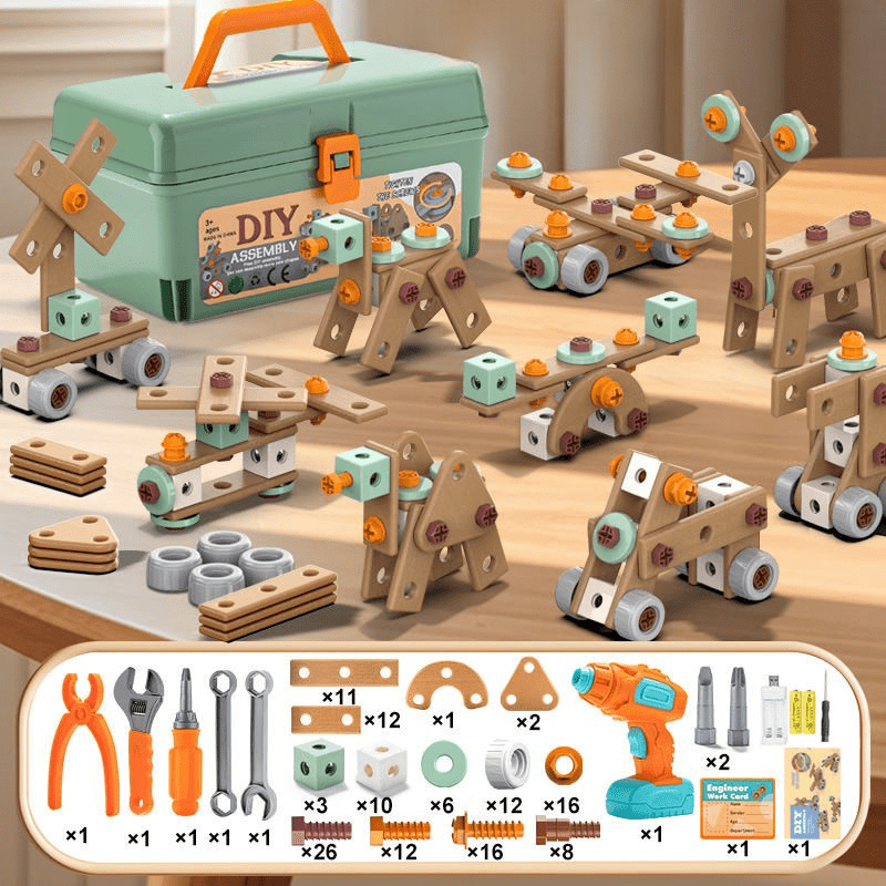 BUILDMASTER – verktygsset för kreativa barn från 3 år