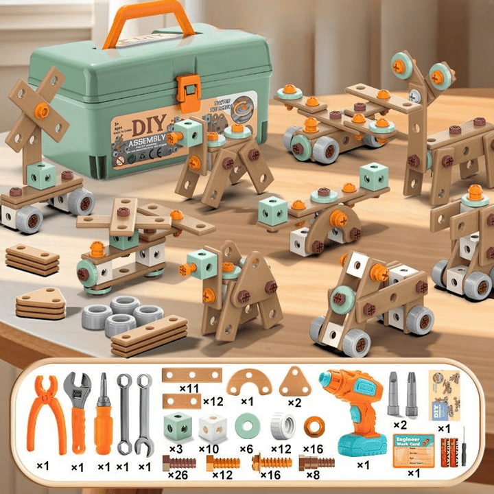 BUILDMASTER – verktygsset för kreativa barn från 3 år