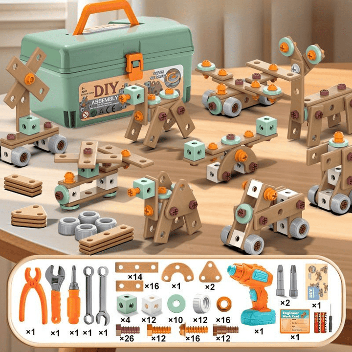 BUILDMASTER – verktygsset för kreativa barn från 3 år