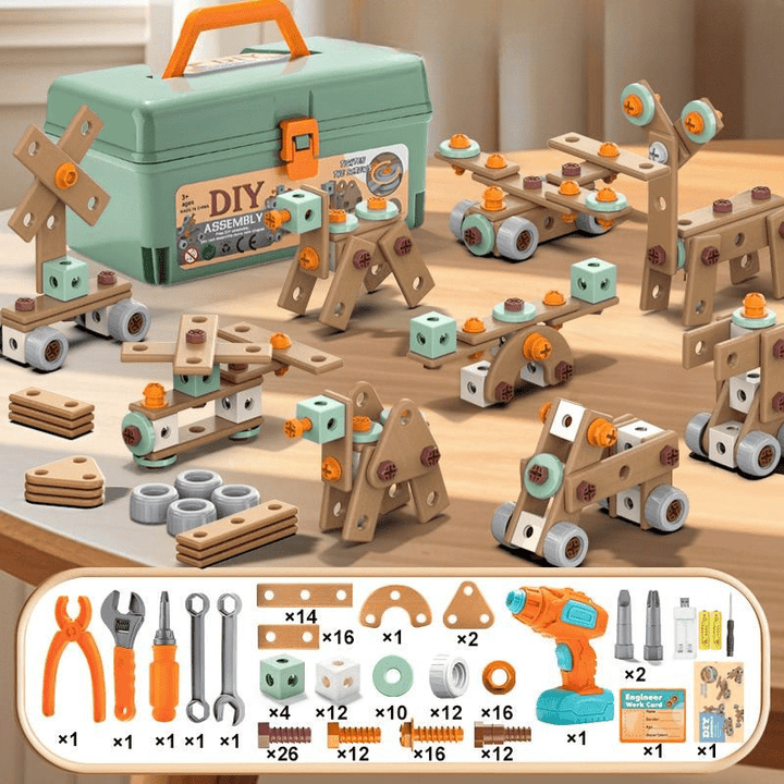 BUILDMASTER – verktygsset för kreativa barn från 3 år