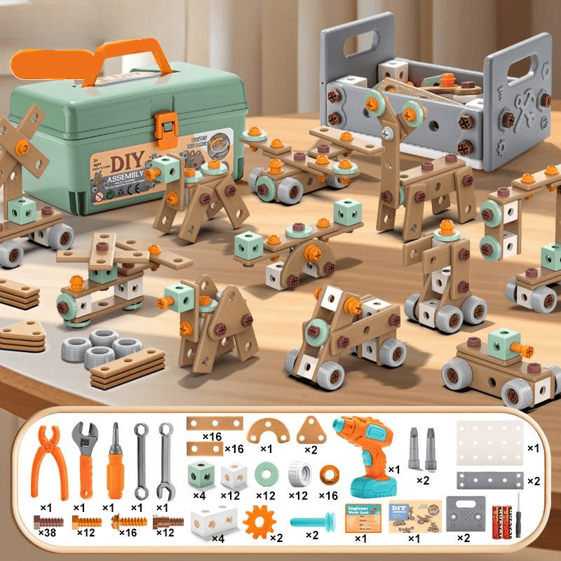 BUILDMASTER – verktygsset för kreativa barn från 3 år