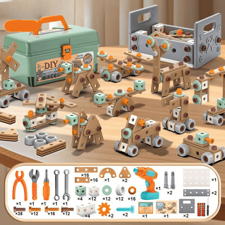 BUILDMASTER – verktygsset för kreativa barn från 3 år