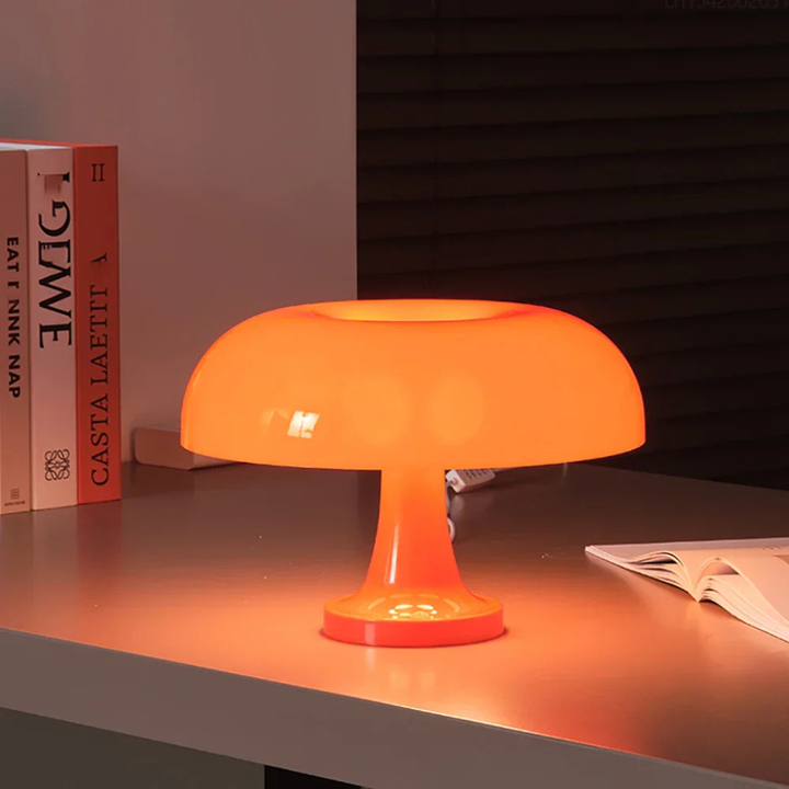 Retro svampbordslampa
