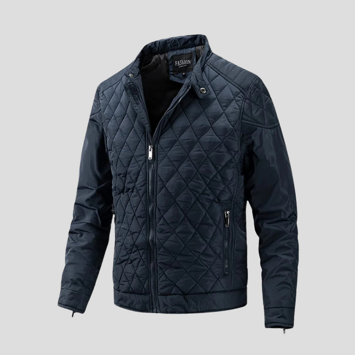 Herrquiltad jakke – Elegant overgangslag