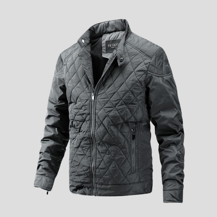 Herrquiltad jakke – Elegant overgangslag