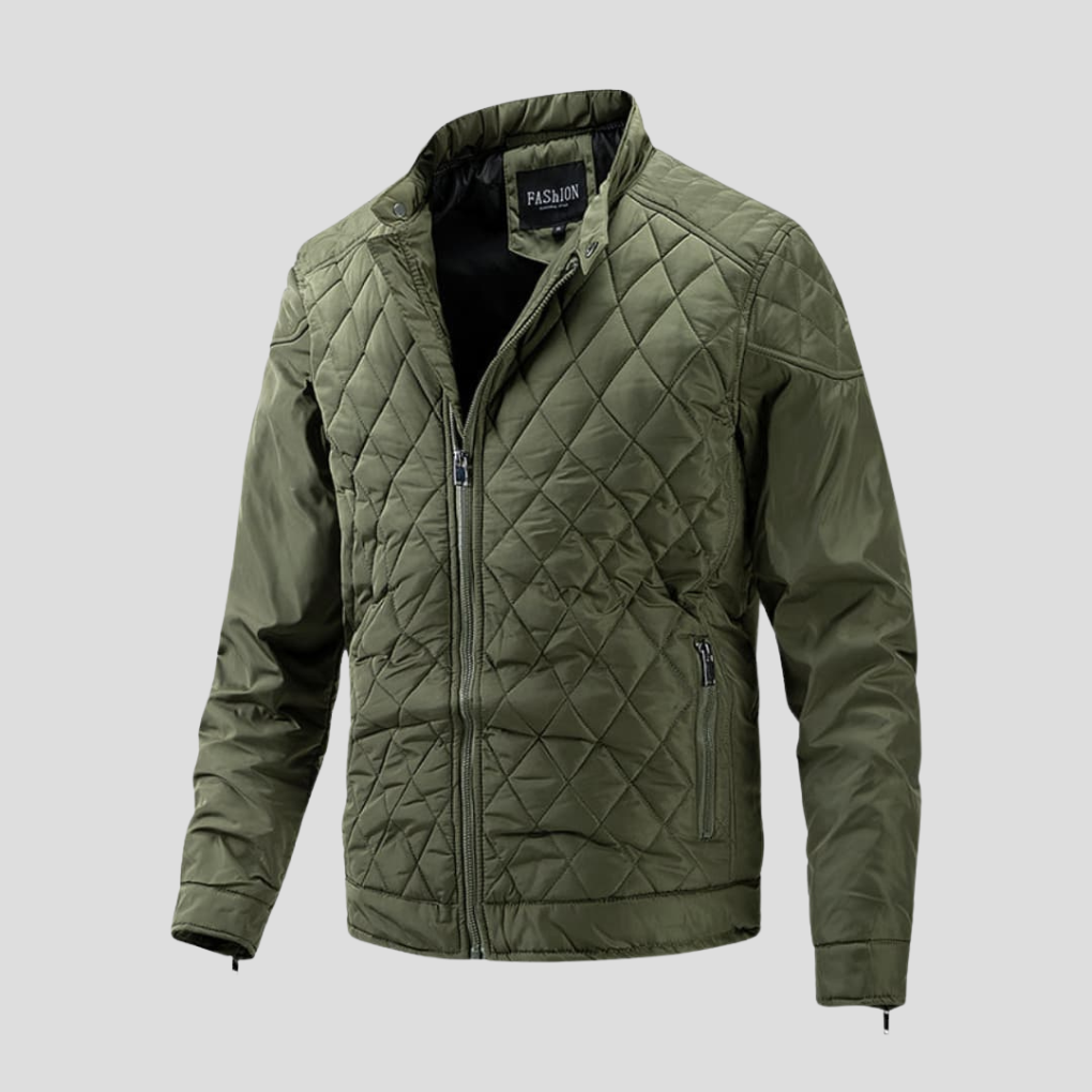Herrquiltad jakke – Elegant overgangslag