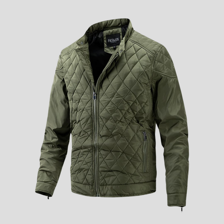Herrquiltad jakke – Elegant overgangslag