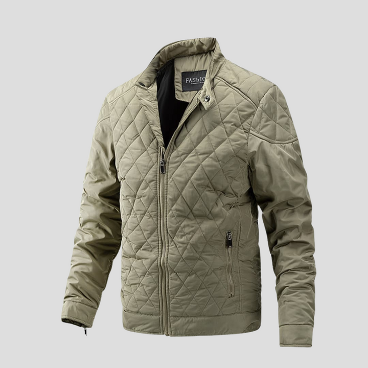 Herrquiltad jakke – Elegant overgangslag