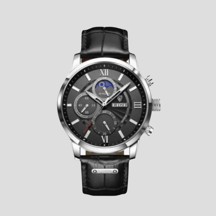 Herrklocka – Elegant kello elegantilla profiililla