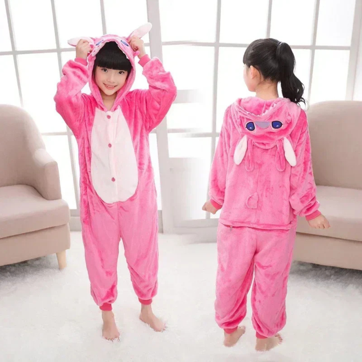 Barnens stickade onesie