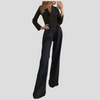 Breda damjumpsuit med skulderstrop – Flot silhuet