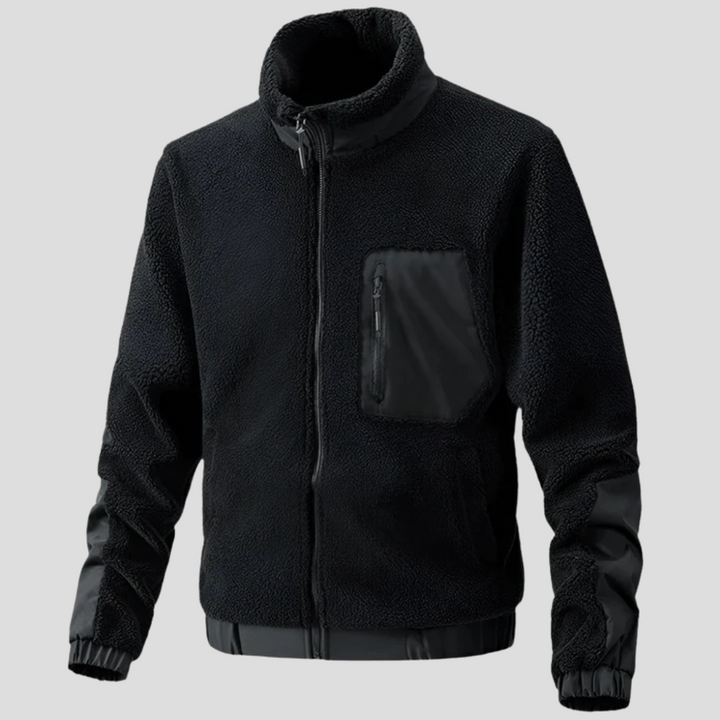 Herrejakke til udendørs brug i fleece