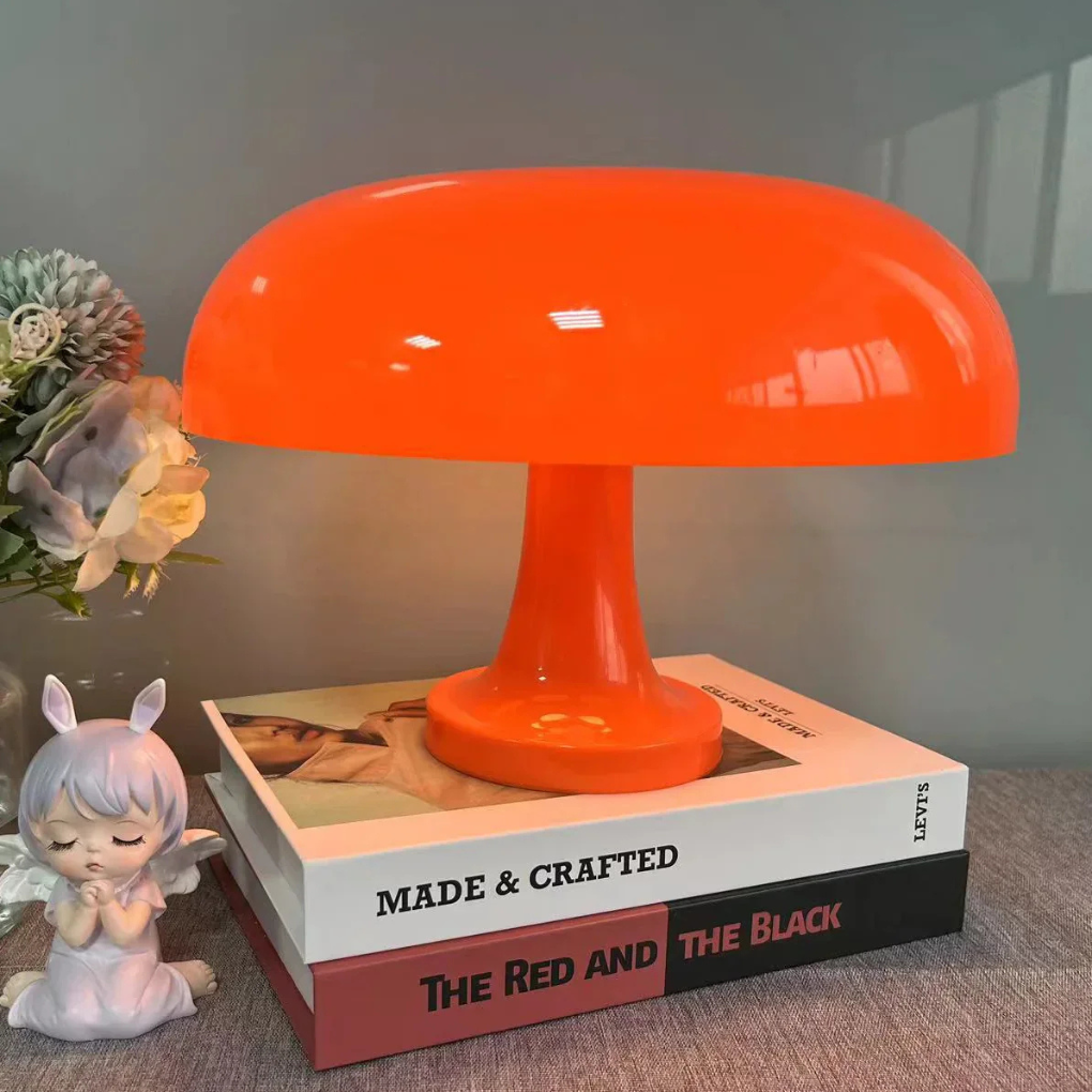 Retro svampbordslampa