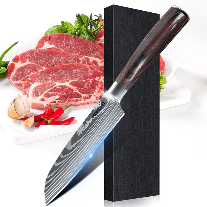 Set med kockknivar i professionell kvalitet och elegant design