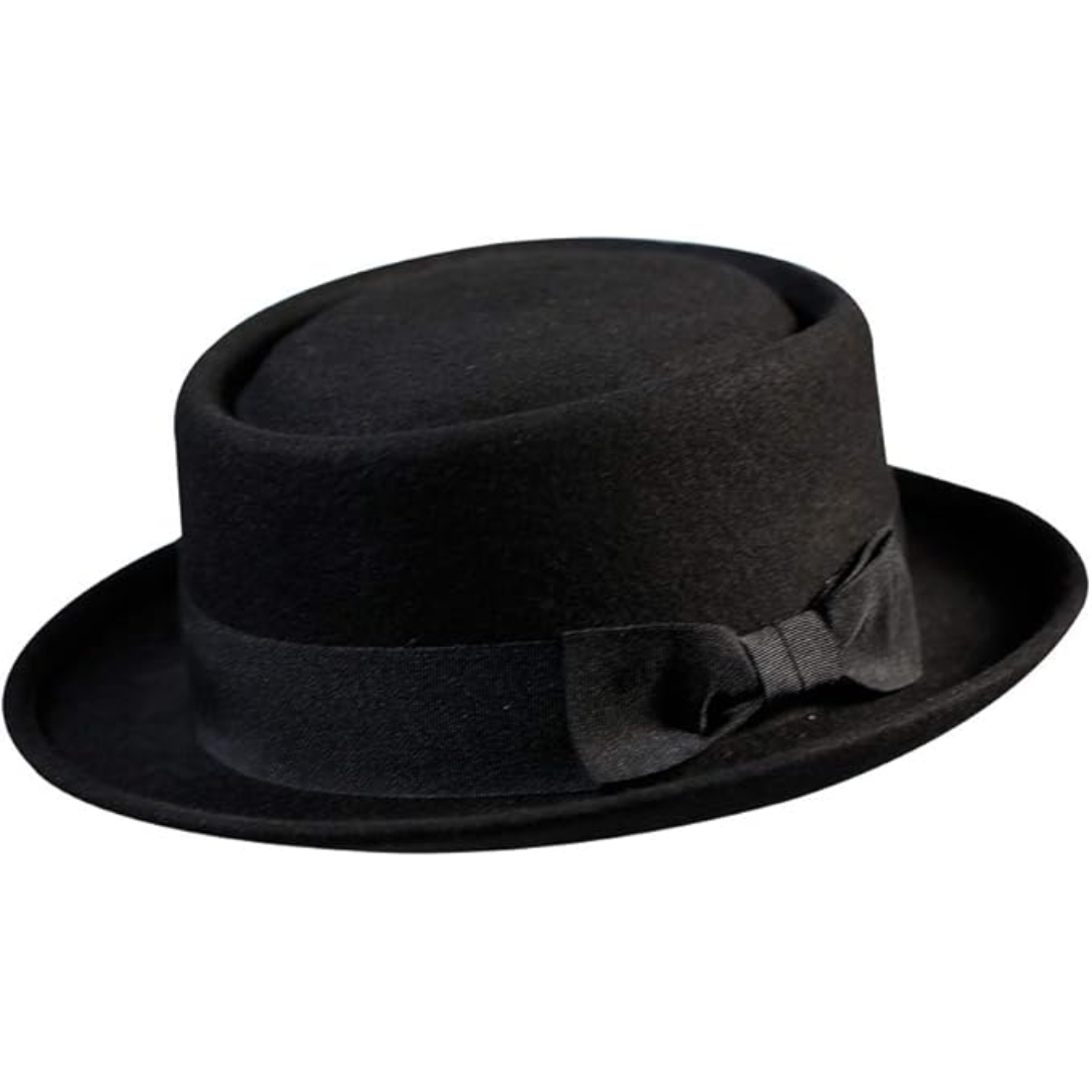 Pork pie-fedora i ullfilt - Evan