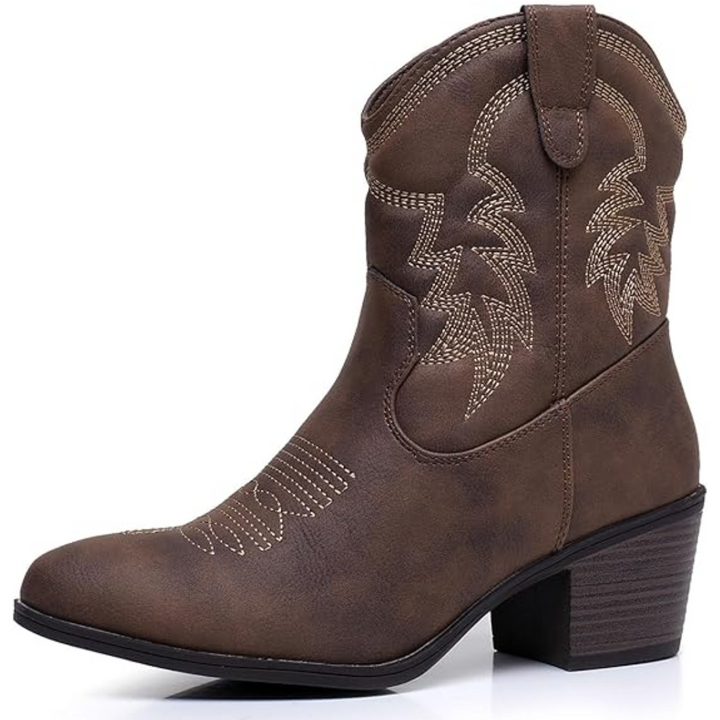 Klassiska halvhöga cowgirlstövlar - Tammy