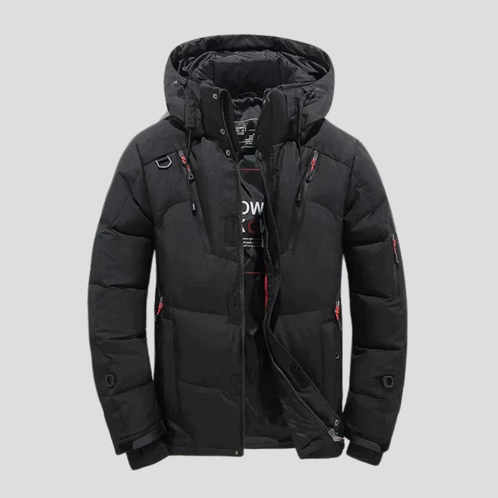 Herrdunjacka – Elegant isolering med raffineret look
