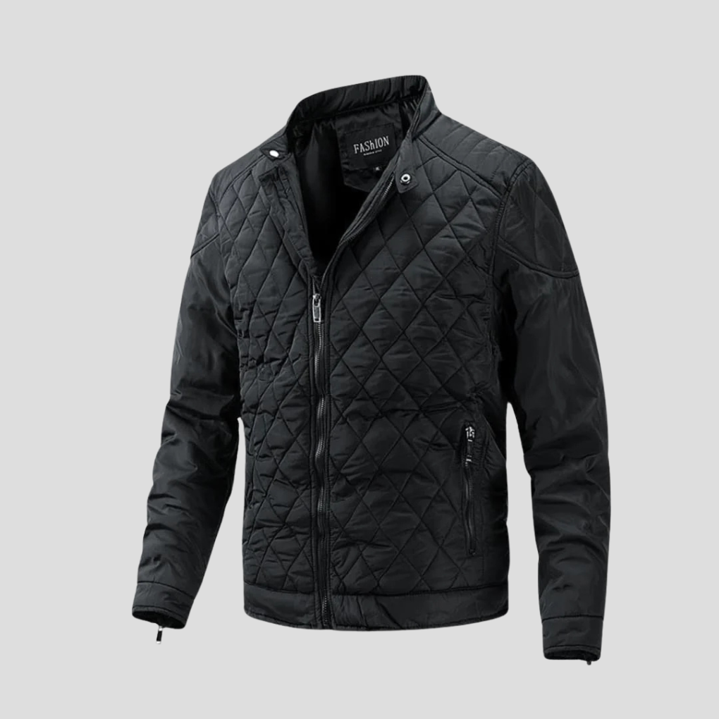 Herrquiltad jakke – Elegant overgangslag