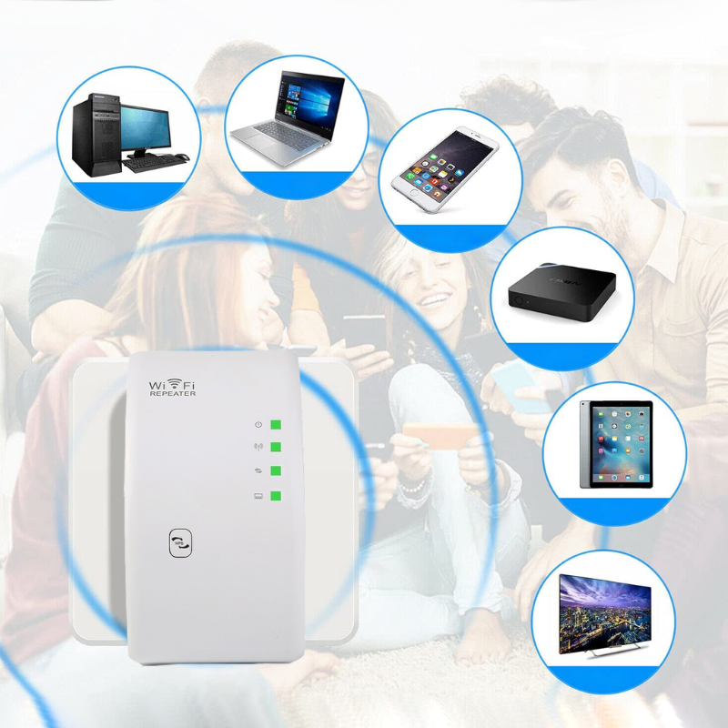 Trådlös WiFi-förstärkare - NetBlaze