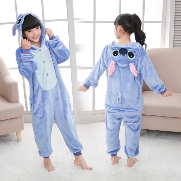 Barnens stickade onesie
