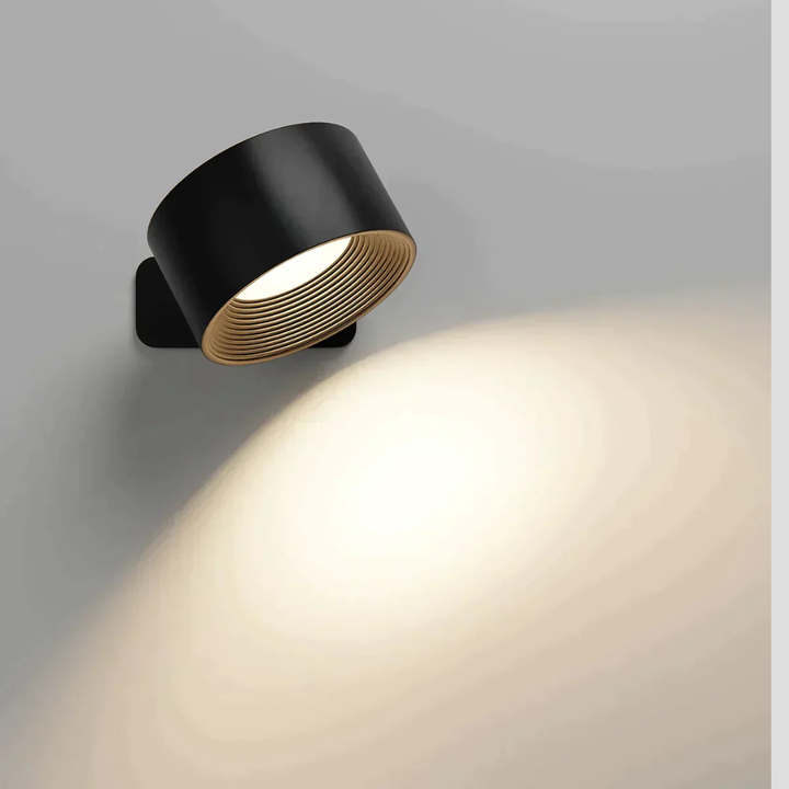 Trådlös 360° uppladdningsbar LED-vägglampa