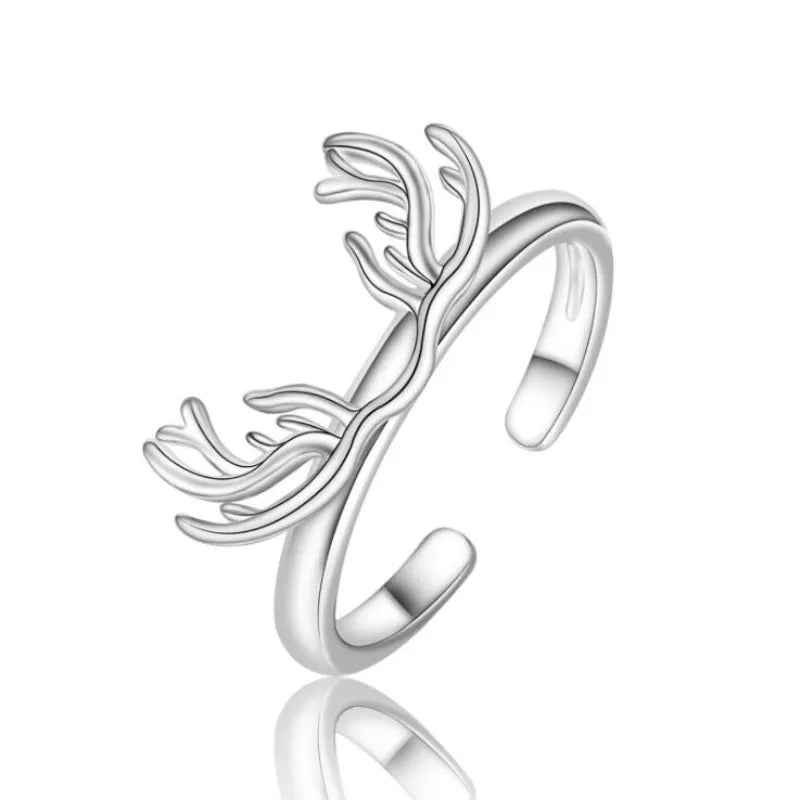 Hornring i sterlingsilver
