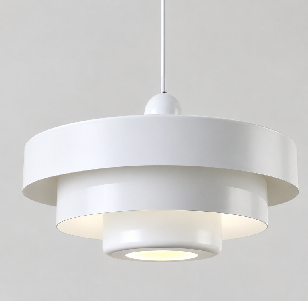 Vanesly Bauhaus Rund Taklampa i Tre Nivåer Macaron