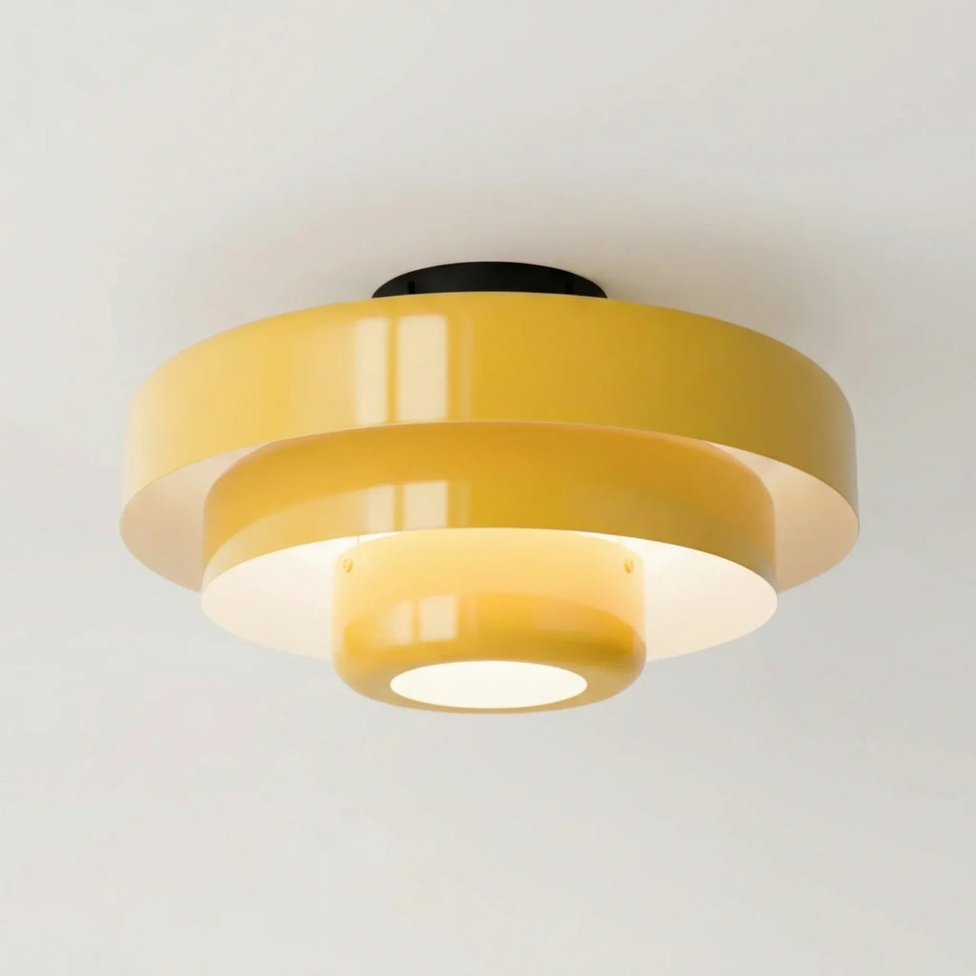 Vanesly Bauhaus Rund Taklampa i Tre Nivåer Macaron
