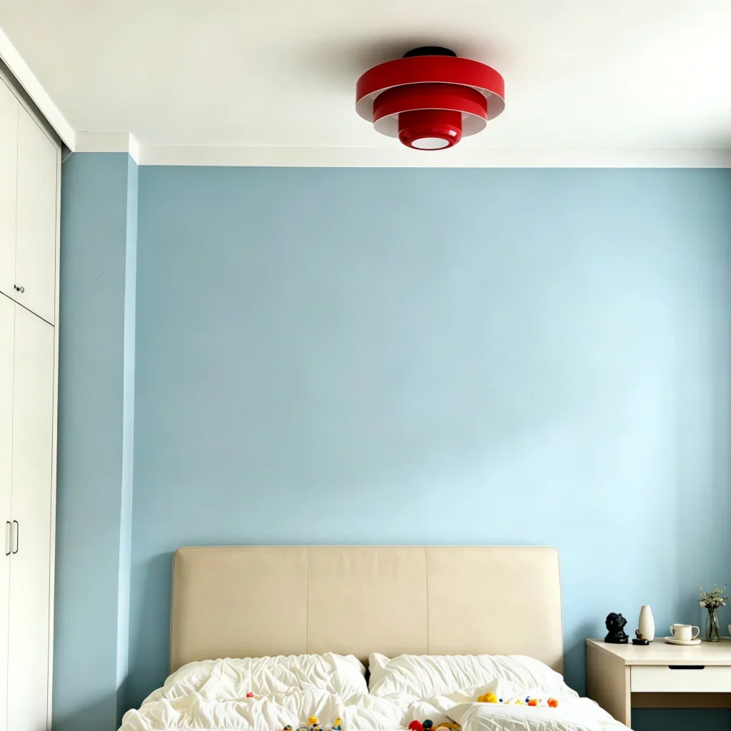 Vanesly Bauhaus Rund Taklampa i Tre Nivåer Macaron