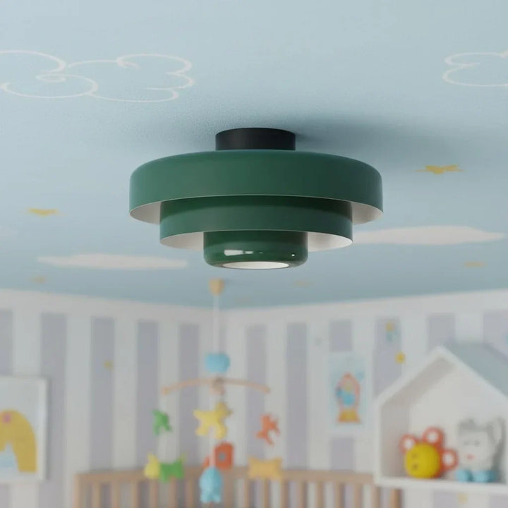 Vanesly Bauhaus Rund Taklampa i Tre Nivåer Macaron