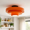 Vanesly Bauhaus Rund Taklampa i Tre Nivåer Macaron