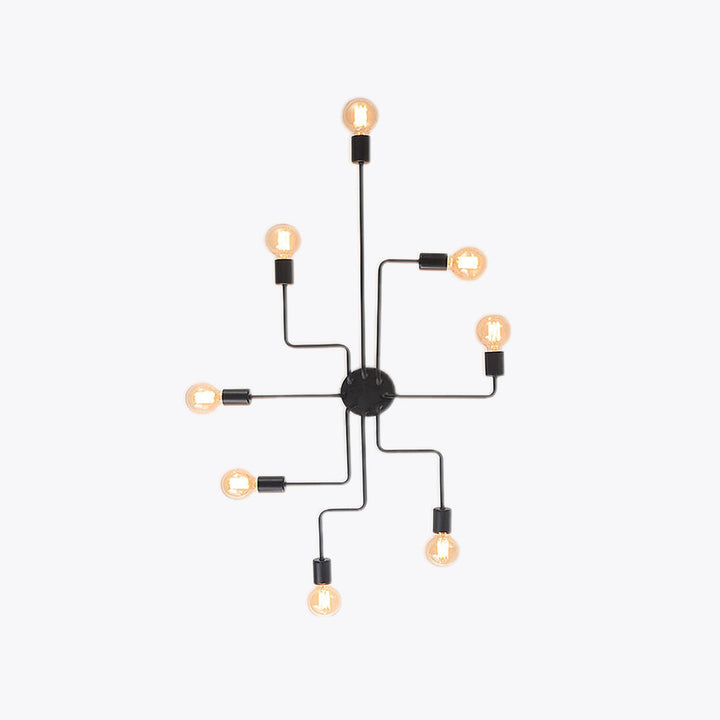 Silva Vintage LED-taklampa i industriell stil för vardagsrum, metall, 5 färger