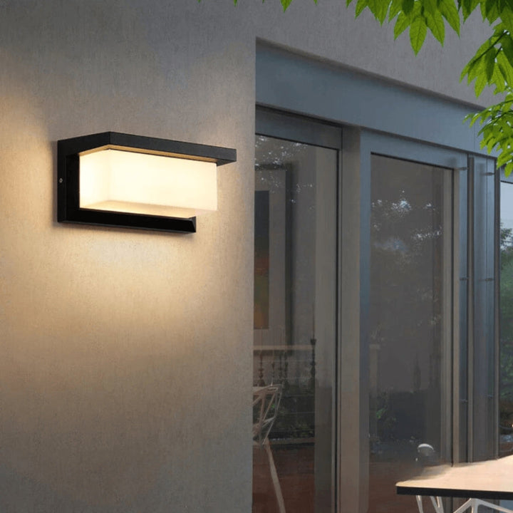 Vägglampa | Automatisk rörelsesensor | Väderbeständig för entréer & terrasser