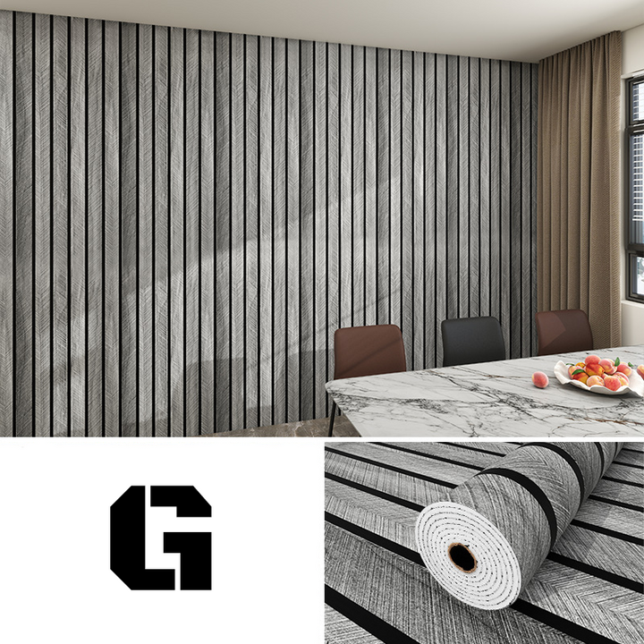 Väggpanel | Modern lameldesign | Slitstark matt yta som tål stänk | StylaSheen