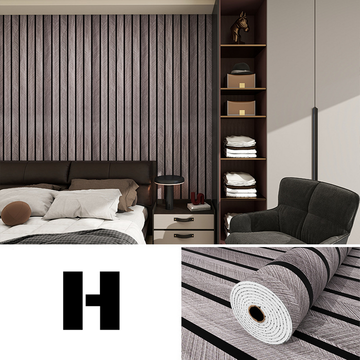Väggpanel | Modern lameldesign | Slitstark matt yta som tål stänk | StylaSheen