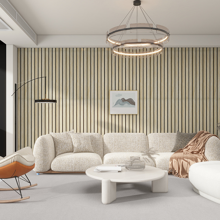 Väggpanel | Modern lameldesign | Slitstark matt yta som tål stänk | StylaSheen