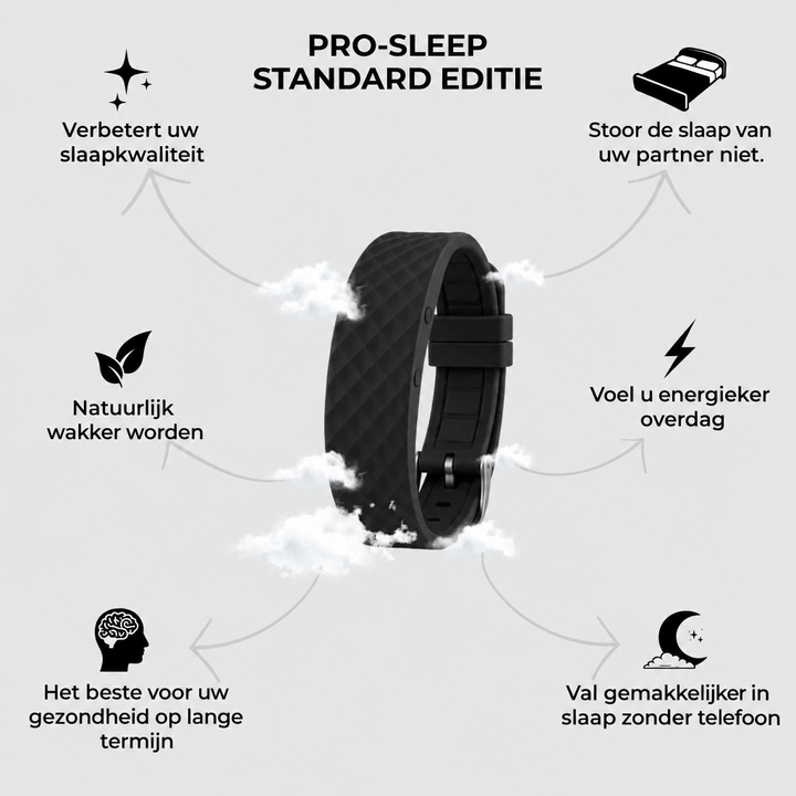Tyst vibrationsväckarklocka | Vakna lugnt | Justerbar intensitet